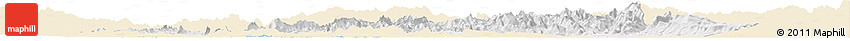 Classic Style Horizon Map of Vientiane, single color outside