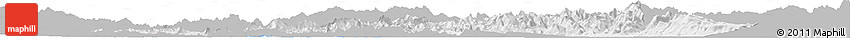 Gray Horizon Map of Vientiane, single color outside
