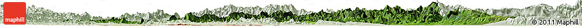 Satellite Horizon Map of Vientiane, lighten