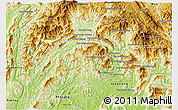 Physical 3D Map of Kasy