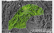 Satellite 3D Map of Kasy, desaturated
