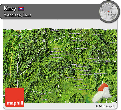 Satellite 3D Map of Kasy