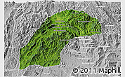 Satellite 3D Map of Kasy, lighten, desaturated