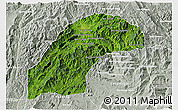 Satellite 3D Map of Kasy, lighten, semi-desaturated