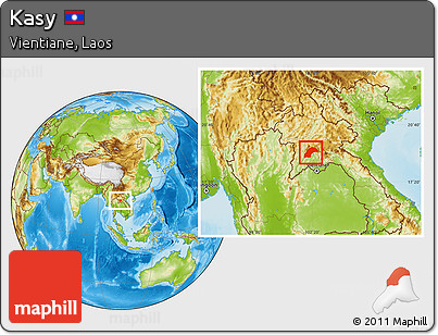 Physical Location Map of Kasy