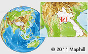 Physical Location Map of Kasy, highlighted country