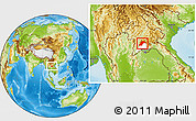 Physical Location Map of Kasy, highlighted parent region
