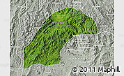 Satellite Map of Kasy, lighten, semi-desaturated