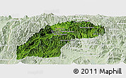 Satellite Panoramic Map of Kasy, lighten