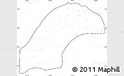 Blank Simple Map of Kasy, cropped outside, no labels