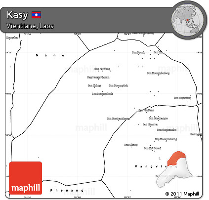 Blank Simple Map of Kasy