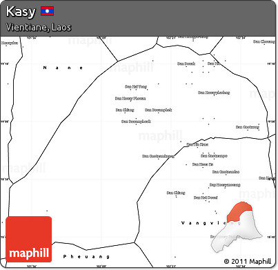 Blank Simple Map of Kasy