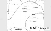 Blank Simple Map of Kasy