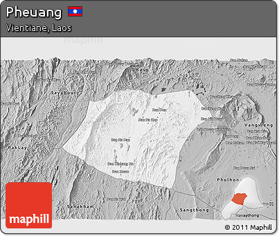 Gray 3D Map of Pheuang