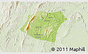 Physical 3D Map of Pheuang, lighten