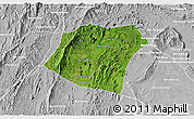Satellite 3D Map of Pheuang, lighten, desaturated