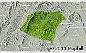 Satellite 3D Map of Pheuang, lighten, semi-desaturated