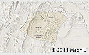 Shaded Relief 3D Map of Pheuang, lighten