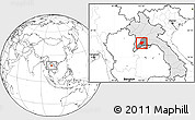 Blank Location Map of Pheuang, highlighted country, highlighted parent region