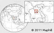 Blank Location Map of Pheuang, highlighted parent region, within the entire country