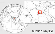 Blank Location Map of Pheuang, highlighted parent region