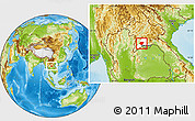 Physical Location Map of Pheuang, highlighted parent region