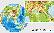 Physical Location Map of Pheuang