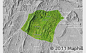Satellite Map of Pheuang, lighten, desaturated