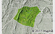 Satellite Map of Pheuang, lighten, semi-desaturated