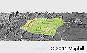 Physical Panoramic Map of Pheuang, darken, desaturated