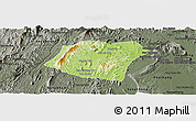 Physical Panoramic Map of Pheuang, darken, semi-desaturated