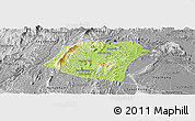 Physical Panoramic Map of Pheuang, desaturated