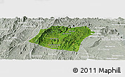 Satellite Panoramic Map of Pheuang, lighten, semi-desaturated
