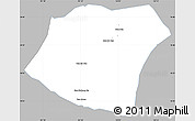 Gray Simple Map of Pheuang, single color outside