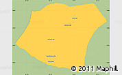 Savanna Style Simple Map of Pheuang, single color outside