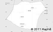 Silver Style Simple Map of Pheuang