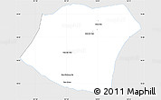 Silver Style Simple Map of Pheuang, single color outside
