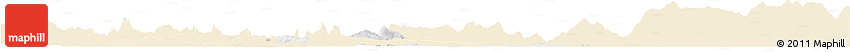 Classic Style Horizon Map of Pholhong, single color outside