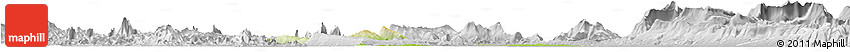 Physical Horizon Map of Pholhong, lighten, desaturated