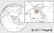 Blank Location Map of Pholhong, highlighted country, highlighted parent region, within the entire country