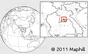 Blank Location Map of Pholhong, highlighted parent region