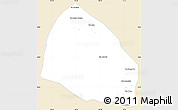 Classic Style Simple Map of Pholhong, single color outside