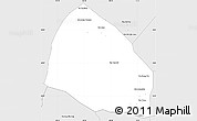 Silver Style Simple Map of Pholhong