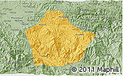 Savanna Style 3D Map of Khoune