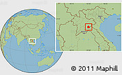 Savanna Style Location Map of Khoune