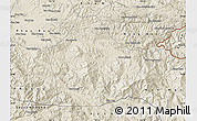 Shaded Relief Map of Khoune