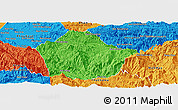 Political Panoramic Map of Khoune