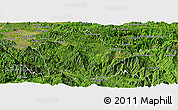 Satellite Panoramic Map of Khoune