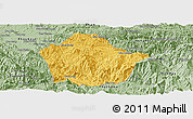 Savanna Style Panoramic Map of Khoune