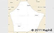 Classic Style Simple Map of Khoune